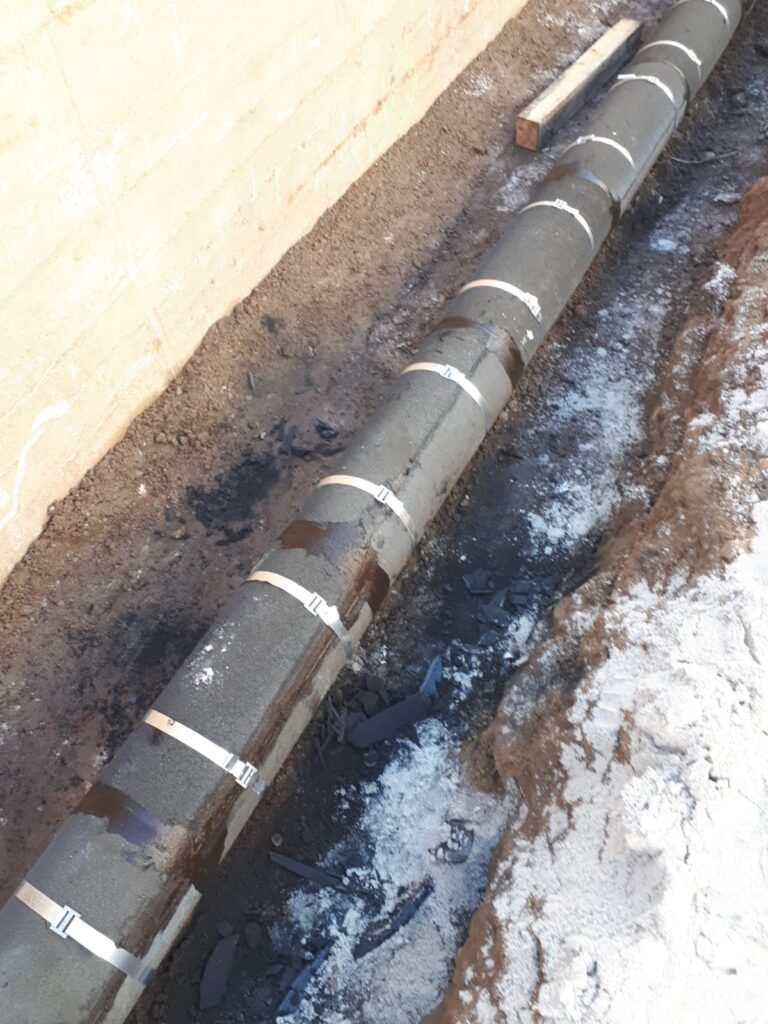 Foamglas im Untergrund